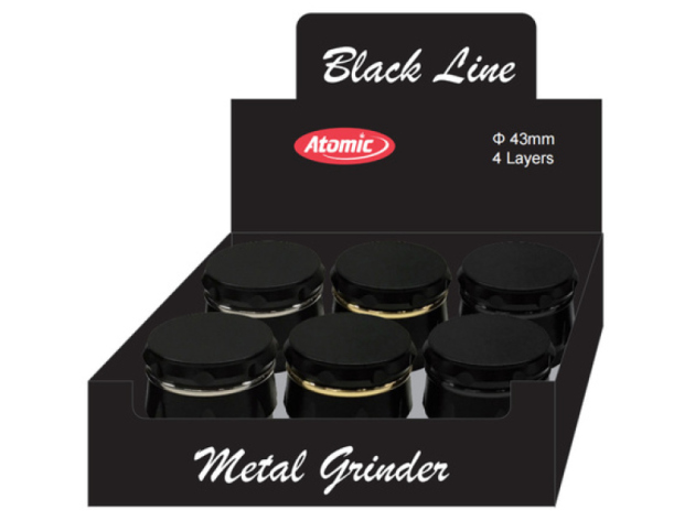 Grinder "Black Line Color Ring", 4-tlg. Ø 43mm; einzeln
