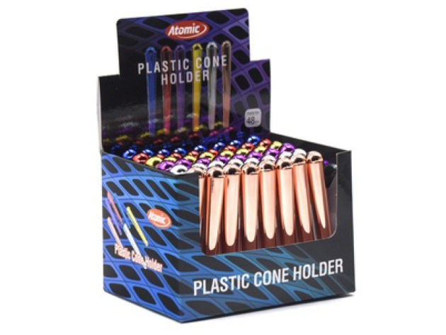 Atomic Cone Tube Acryl, 4 colours sorted, 48p Display