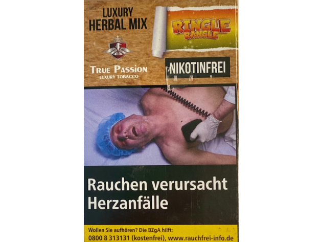 True Passion Tobacco - NIKOTINFREI - Ringle Rangle (Maracuja, Limette, Grapefruit) - 20g  #1