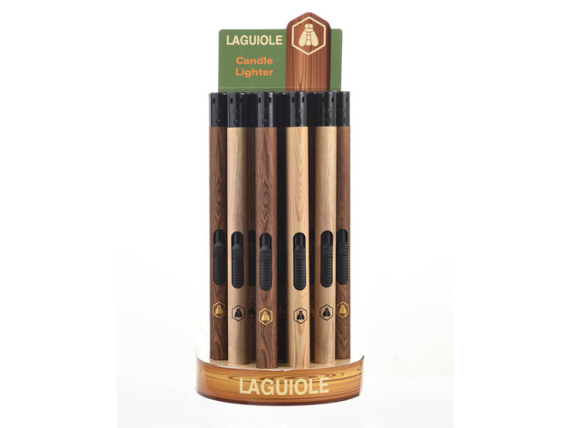 Stabfeuerzeuge Wood Stick "Laguiole", 20er Display