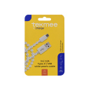 Tekmee Ladekabel USB-C auf Type-C, 2.0A; weiß, 1m;...