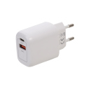 Tekmee Netzstecker Type-C + USB,  12W, Wand Charger; weiß