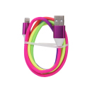 Tekmee Ladekabel USB-C auf Lightning, 2.0A; 1m, Rainbow; einzeln