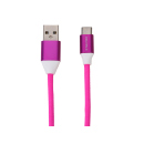 Tekmee Ladekabel USB-C aufType-C 2.0A; 1m, Rainbow; einzeln