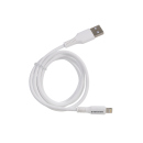 Tekmee Ladekabel Lightning auf USB, 1m; 2.0A, weiß