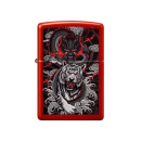 Zippo Feuerzeug - Dragon Tiger Metallic Red