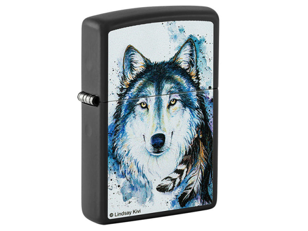 Zippo Feuerzeug - Wolf Lindsay Kivi
