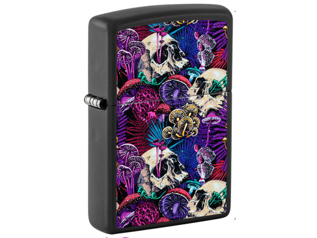 Zippo Feuerzeug - Psychedelic Mushroom  Glow in the dark
