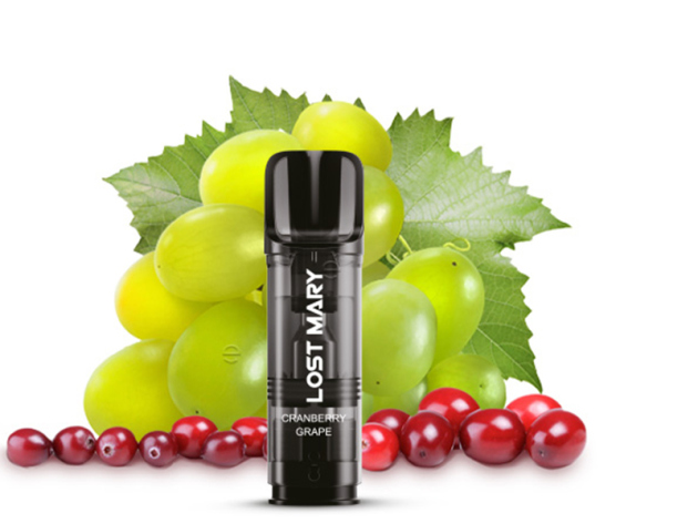 Lost Mary TAPPO CP Prefilled Pod - Cranberry Grape (Preiselbeere, Traube) - 20mg - 2er Set