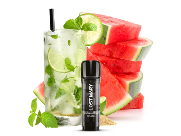 Lost Mary TAPPO CP Prefilled Pod - Watermelon Mojito (Wassermelone, Mojito) - 20mg - 2er Set