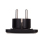 Reisestecker Adapter für Europa schwarz, einzeln