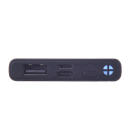 Powerbank Slim 5000 mAh; 2 Ports A+C Aluminium Case, schwarz; UVP: 13,99 Euro