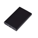 Powerbank Slim 5000 mAh; 2 Ports A+C Aluminium Case, schwarz