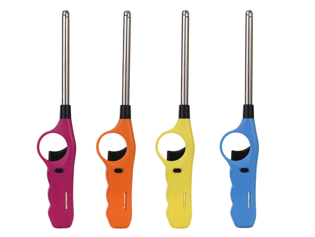 Stabfeuerzeuge Sturm "Trendy" 4-fach sortiert; 16er Display