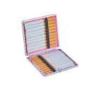 Zigarettenetui "Pink" mit Gummiband, für 20 Zig., 4-fach sortiert, 12er Display