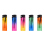 Elektrofeuerzeuge "colour gradient", 5-fach sortiert; 50er Display