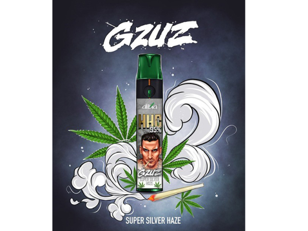GZUZ 300 - Super Silver Haze - Einweg E-Shisha - HHC 95 %