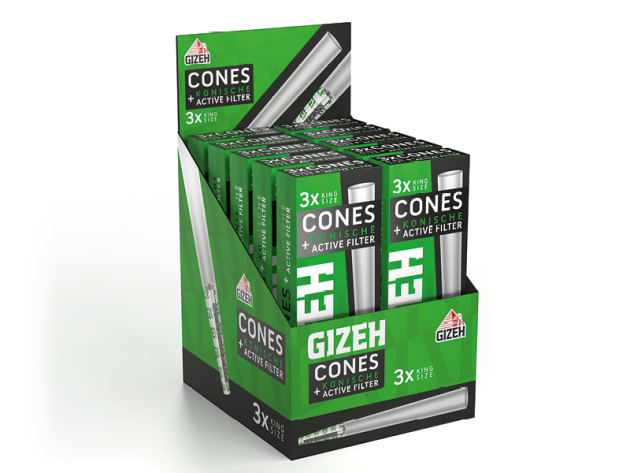 OCB Cones Organic Hemp Slim 20x3 pieces
