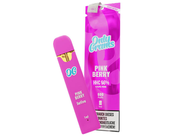 Only Grams - Pink Berry (Beeren) - Einweg E-Shisha - HHC 96 %