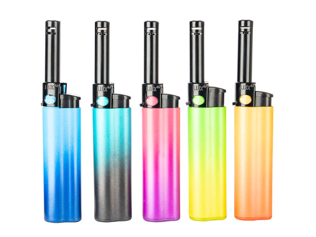 Stabfeuerzeuge "Lux Candle Lite Painting" 12 cm, 5-fach sortiert, 50er Display