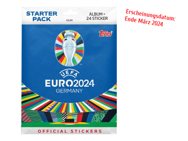 Topps UEFA Euro 2024  - Sticker;  Starter (Album + Sticker)