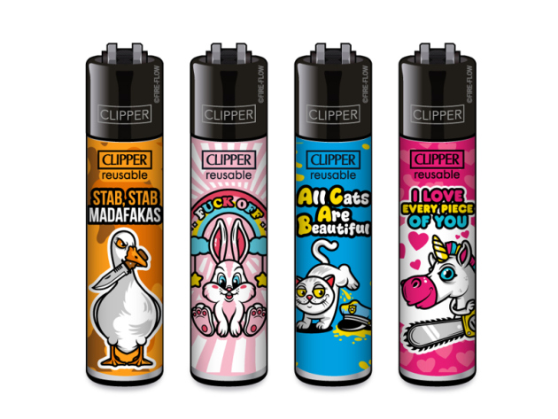 Clipper Large NEON LEAVES#2, 48 Display