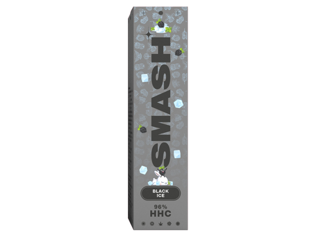 SMASH HHC Vape - Black Ice (Brombeeren) - E-Shisha - 600 Züge  - HHC 96%