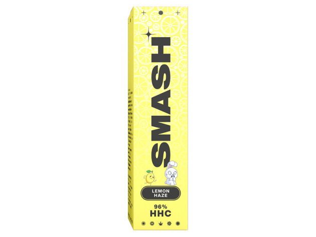 SMASH HHC Vape - Lemon Haze (Zitrone) - E-Shisha - 600 Züge  - HHC 96%