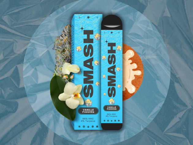 SMASH HHC Vape - Vanille Pudding (Vanille) - E-Shisha - 600 Züge  - HHC 96%