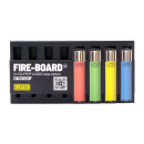 FIRE-BOARD® - Display for 8 Clipper-Feuerzeuge