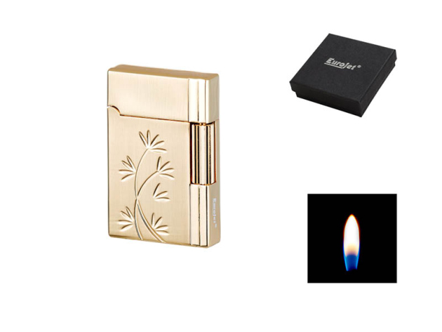 Metallfeuerzeug Gender, goldfarben mit Gravur
