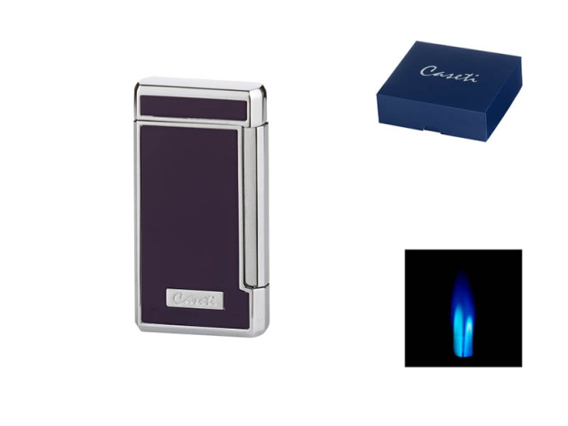 Zigarrenfeuerzeug "Caseti" Cigar, lila, 2er Jet-Flame