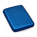 Zigarettenetui "Little Blue" für 16 Zig., mit Spange, 12er Display