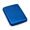 Zigarettenetui "Little Blue" für 16 Zig., mit Spange, 12er Display