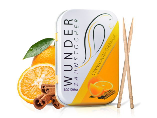 Wunder Zahnstocher - CINNAMON-ORANGE (Zimt, Orange)