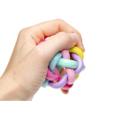 Flummi "Lockiger Regenbogen"; Ø 6,5 cm, 12er Display