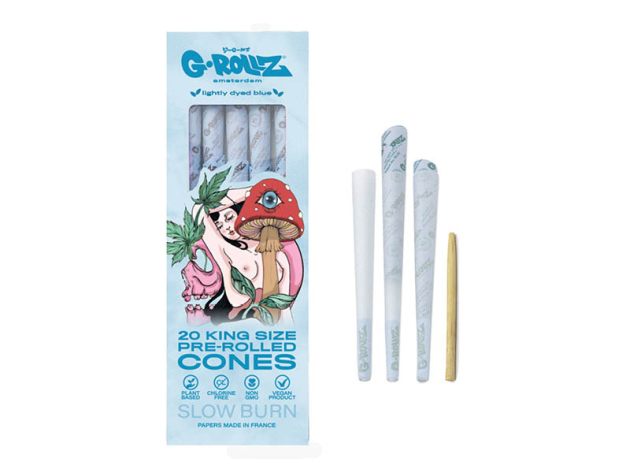G-ROLLZ "Naked Shroom" Blue - 20 KS Cones
