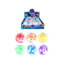 Squeezball mit Perlen zweifarbig; Ø 7cm, 6-fach...
