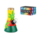 Glasbong &quot;Hanf&quot;bunt; Ice; H&ouml;he 20 cm;...