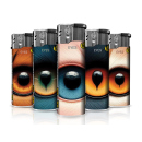 Elektrofeuerzeuge "BIG EYES", 5-fach sortiert; 50er Display