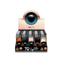 Elektrofeuerzeuge "BIG EYES", 5-fach sortiert; 50er Display