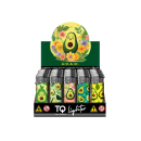 Elektrofeuerzeuge "AVOCADOS", 5-fach sortiert; 50er Display