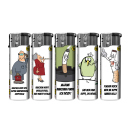 Elektrofeuerzeuge "PRO RAUCHER COMIC", 5-fach...