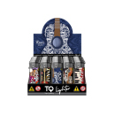 Elektrofeuerzeuge "MUSIC STYLE", 5-fach sortiert; 50er Display