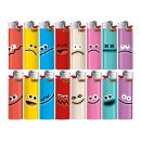 BIC Maxi J26 Reibrad Feuerzeuge "Emotions", 50er Display