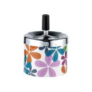 Drehaschenbecher "Blume"; &Oslash; 9cm H. 8cm,...