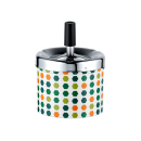 Drehaschenbecher &quot;Punkte&quot;; &Oslash; 9cm H. 8cm,...