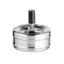 Drehaschenbecher "Chrom"; Ø 9cm, einzeln