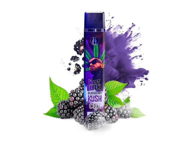 Haftbefehl CBD - Blackberry Kush (Blackberry) - Einweg Vape