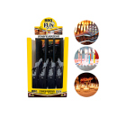 Stabfeuerzeug BBQ "Fun Black" 27,5cm, schwarz, 24er Display